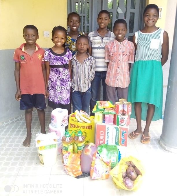 Food Supply Drop at Pastor Israel Thompson’s Orphanage in FCT Nigeria